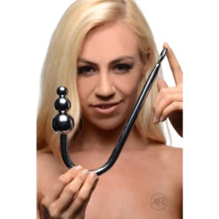Beaded Anal Hook With Three Stimulating Balls By Master Series