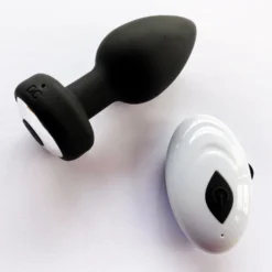 Oplaadbare Siliconen Butplug Met Afstandsbediening