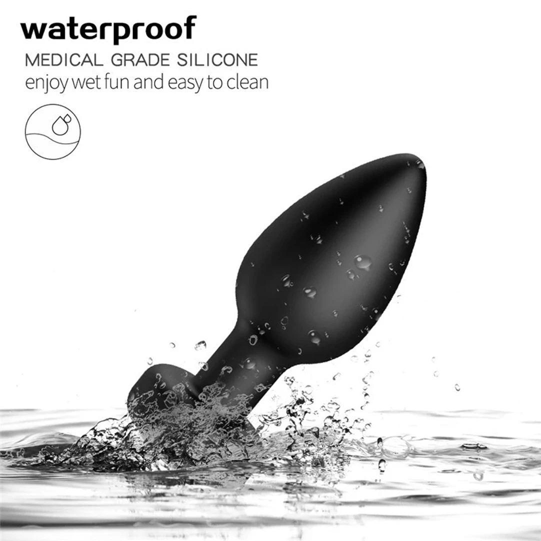 Oplaadbare Siliconen Butplug Met Afstandsbediening 8 Oplaadbare Siliconen Butplug Met Afstandsbediening - Afbeelding 6