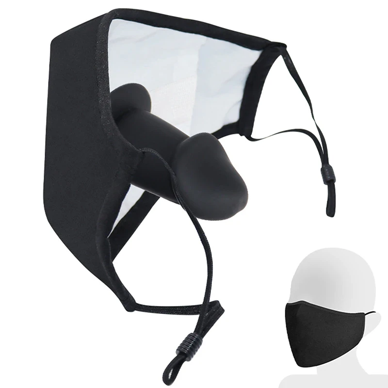 Corona Masker Met Dildo Knevel 3 Corona Masker Met Dildo Knevel