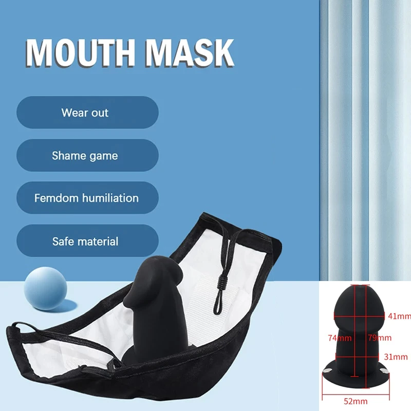 Corona Masker Met Dildo Knevel 6 Corona Masker Met Dildo Knevel - Afbeelding 4
