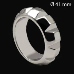 Roestvrijstalen Diamond Cockring 41 Mm