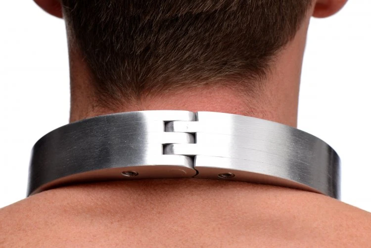 Large Metalen Hand & Nek Restraint 'The Fiddle' Van Master Series 5 Large Metalen Hand & Nek Restraint 'The Fiddle' Van Master Series - Afbeelding 3