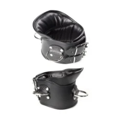 Gevoerd Lederen Hals Corset Van P.M. Body Leather