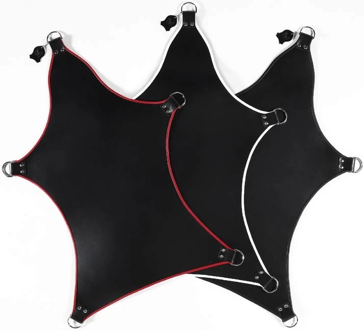 5-punts Lederen Sling Van HG-Leather Creations 3 5-punts Lederen Sling Van HG-Leather Creations