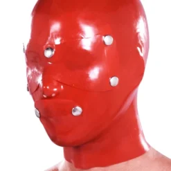 Latex Anatomisch Systeem Masker Van Latexa -Rimba Seksshop la 3180red 01