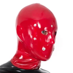 Latex Anatomisch Systeem Masker Van Latexa -Rimba Seksshop la 3180red 04