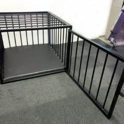Grote Stalen Demontabele Slaven Leef-slaapkooi 103x120 Cm -Rimba Seksshop large cage open