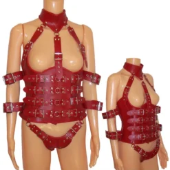 Leder Bondage Harnas Met Slip Van Ledapol 5572 11 Leder Bondage Harnas Met Slip Van Ledapol 5572 -Rimba Seksshop le 5572red