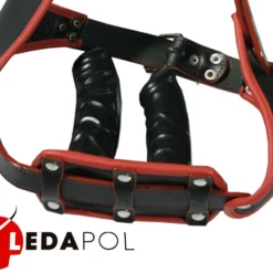 Lederen Slip Met 2 Interne Dildos By Ledapol 8083 -Rimba Seksshop le 8083 leather briefs with 2 internal dildos 8083 23042