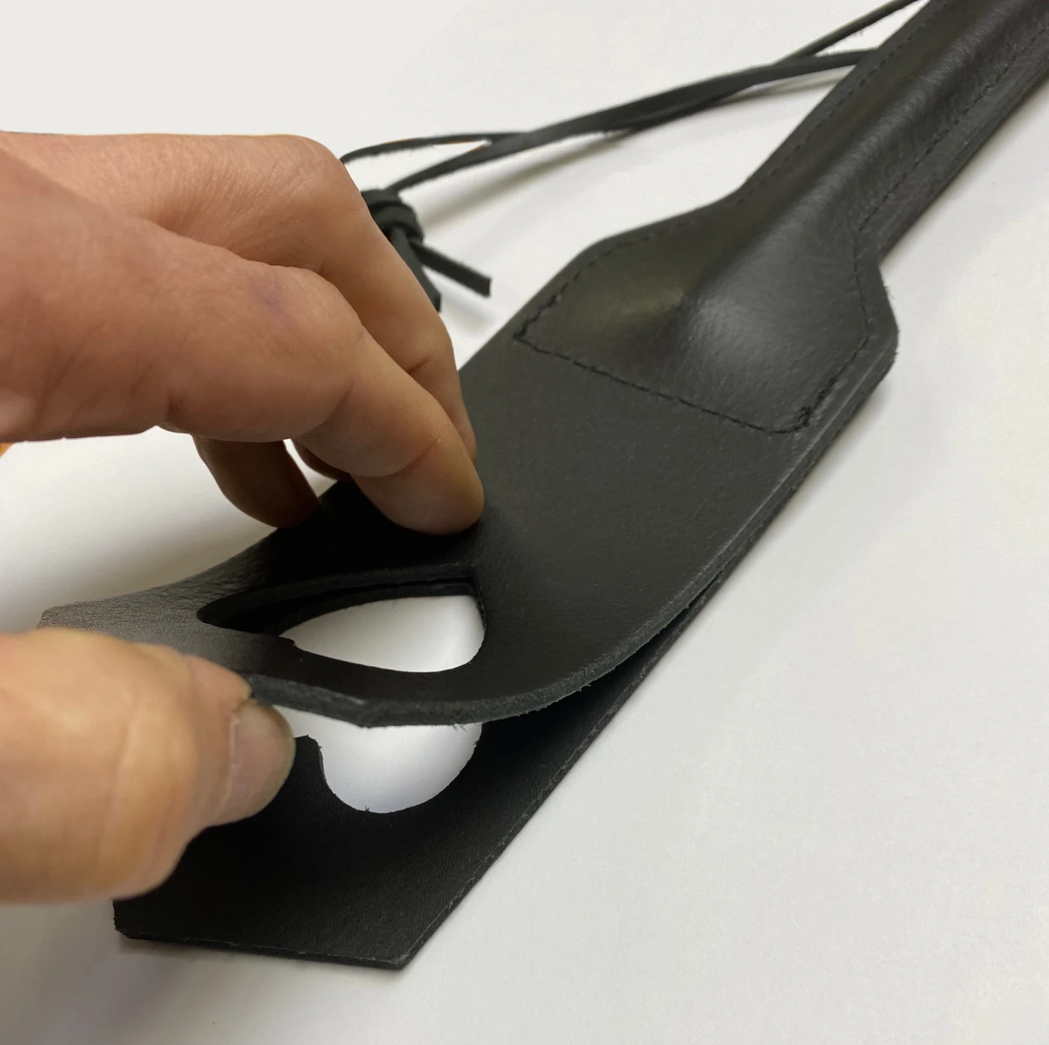 Lederen Open Heart Paddle Van SaXos 4 Lederen Open Heart Paddle Van SaXos - Afbeelding 2