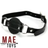 MAE-Toys Zwart Siliconen Afsluitbare Penis Knevel -Rimba Seksshop mae sm 008blk mae toys black silicone lockable penis gag 27913