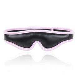 Zwart/Roze Imitatielederen Blinddoek Van MAE-Toys