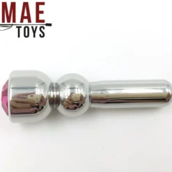 Stainless Steel Jewel Penis Head Plug By MAE-Toys -Rimba Seksshop mae sm 090p metal jewel penis head plug pink 24558