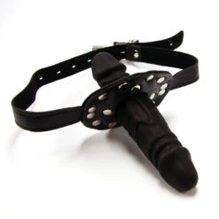 Dubbele Dildo Gag - Zwart Van MAE-Toys