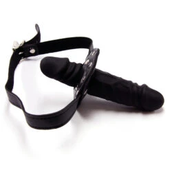 Dubbele Dildo Gag - Zwart Van MAE-Toys 8 Dubbele Dildo Gag - Zwart Van MAE-Toys -Rimba Seksshop mae sm 119b 02