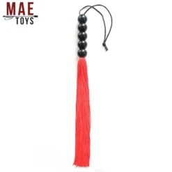 Kleine Siliconen Genitaliën Zweep - Rood Van MAE-Toys