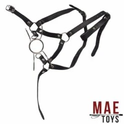 Harness Metal Open Mouth Spider Gag -Rimba Seksshop mae sm 169 mae toys metal spider gag harness 25972
