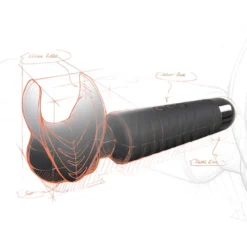 Rimba Man.Wand - Wand Vibrator Voor Heren - Zwart -Rimba Seksshop man wand j