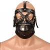 MAE-Toys Imitatielederen Bondage Slavenmasker Met Rits 1 MAE-Toys Imitatielederen Bondage Slavenmasker Met Rits -Rimba Seksshop mask 1