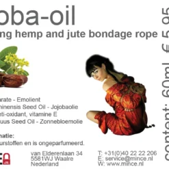 Jojoba-olie Voor Het Waxen Van Hennep En Jute Bondage Touw -Rimba Seksshop olie