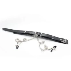 Collar With Nipple Chain By Kiotos -Rimba Seksshop opr 3010027 3