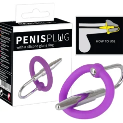 Penisplug Met Siliconen Eikelring Van You2Toys -Rimba Seksshop or 05177040000 glans ring and dilator 24005