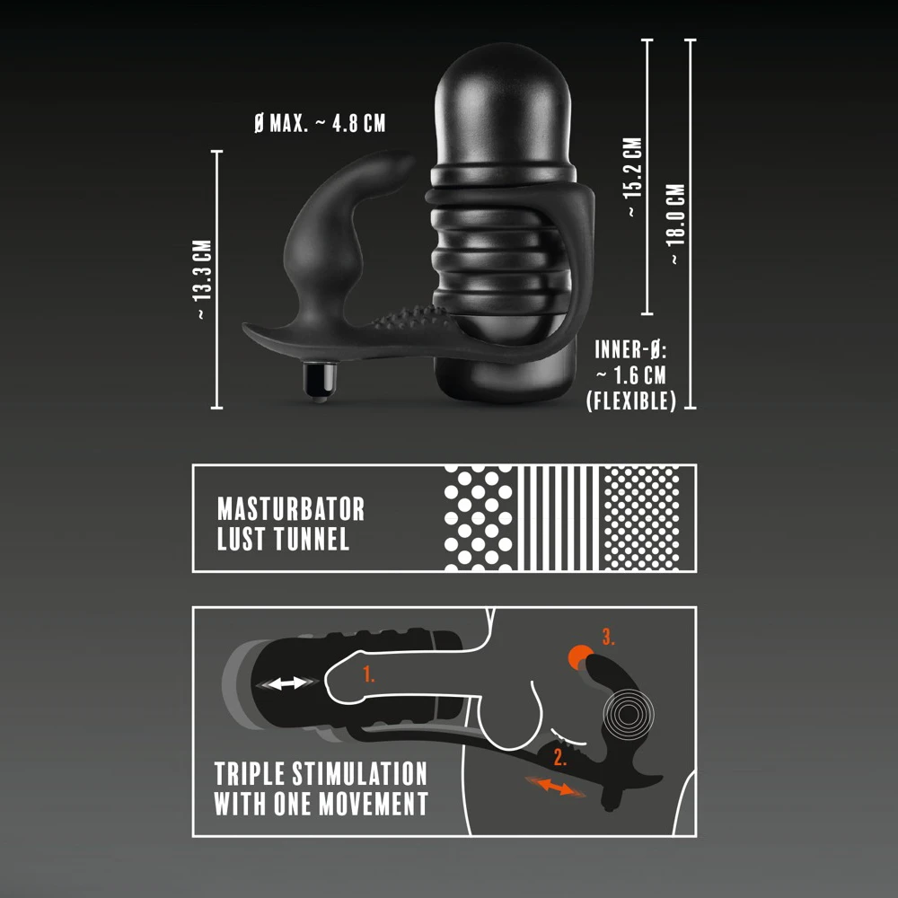 Masturbator Met Anaal Vibrator 'The Surge' Van Rebel & Rocks Off 10 Masturbator Met Anaal Vibrator 'The Surge' Van Rebel & Rocks Off - Afbeelding 8