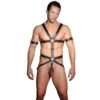 Leather Mens Harness 3 Ring-strapbody 1 Leather Mens Harness 3 Ring-strapbody -Rimba Seksshop or 2010100 leather men s harness 3 ring 27980