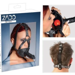 Hoofdtuig Met Dildo Van ZADO -Rimba Seksshop or 20200501000 head harness with dildo 24579