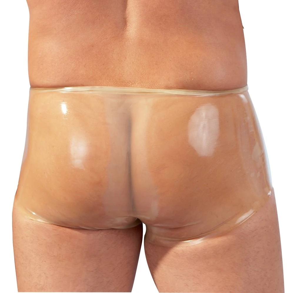 Transparante Latex Heren Slip Met Penis/balzak Omhulsel Van LATE-X 4 Transparante Latex Heren Slip Met Penis/balzak Omhulsel Van LATE-X - Afbeelding 2
