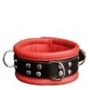 Luxury Black-Red Padded Leather Collar - 2.6 Inch Width By Saxos 2 Luxury Black-Red Padded Leather Collar - 2.6 Inch Width By Saxos -Rimba Seksshop os 0101 1r luxury black red padded leather collar 16506