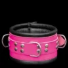 Luxe Lederen Roze Halsboei Van Saxos -Rimba Seksshop os 0104 1p leather pink collar 3725