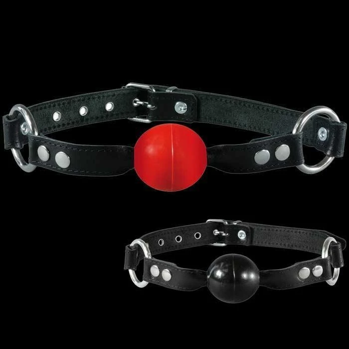 40 Mm Ball Gag Met Lederen Riem Van SaXos 3 40 Mm Ball Gag Met Lederen Riem Van SaXos