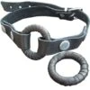 O-ring Gag Met Leder & Latex Beklede Stalen Ring -Rimba Seksshop os 0122 o ring gag leather latex by saxos 2879