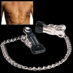 Mawa Tepelklemmen Met Ketting Van SeXtreme -Rimba Seksshop os 0304 adjustable rubber coated tit clamps 3770