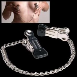 Mawa Tepelklemmen Met Ketting Van SeXtreme -Rimba Seksshop os 0304 adjustable rubber coated tit clamps 3771