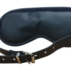 Zacht Gepolsterde Lederen Blinddoek Van Saxos -Rimba Seksshop os 0345 padded leather blindfold 16542