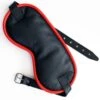Zwart-rood Gepolsterde Lederen Blinddoek Van Saxos -Rimba Seksshop os 0506 leather black red blindfold with soft padding 17730