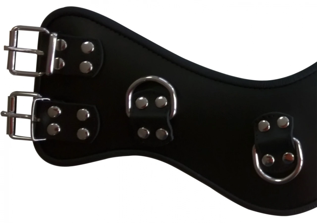 Corset Halsband Met 3 D-ringen Van Saxos 4 Corset Halsband Met 3 D-ringen Van Saxos - Afbeelding 2