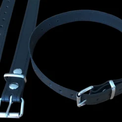 Smalle Zwarte Lederen Collar Van Saxos -Rimba Seksshop os pet998db leather thin leather restraint 15561