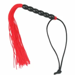 Kleine Siliconen Genitaliën Zweep - Rood Van MAE-Toys -Rimba Seksshop red silicon whip