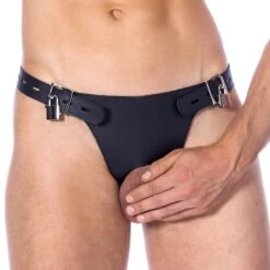 Kuisheid Slip Met Anaal Dildo Van Rimba #7338