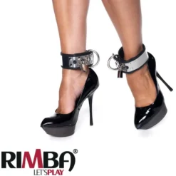 Enkelboeien Van Leder / Metaal En Hangslot Van Rimba 7522