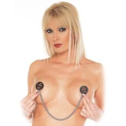Verstelbare Hoffmann Tepelklemmen Met Ketting Van Rimba 7703 -Rimba Seksshop ri 7703 adjustable nipple clamps with chain 18245