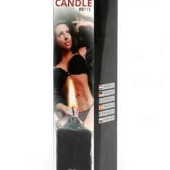 Grote Zwarte Hot Wax BDSM-Kaars Van Rimba-8115 Ø 4.9 X 20.5 Cm -Rimba Seksshop rimba bdsm candle black 2