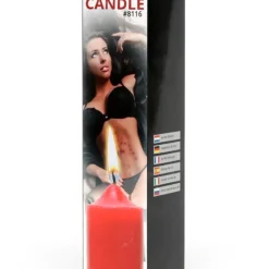 Grote Rode Hot Wax BDSM-Kaars Van Rimba-8116 Ø 4.9 X 20.5 Cm -Rimba Seksshop rimba bdsm candle red 3