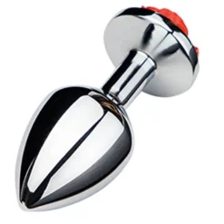 RVS Rode Roos Anale Plug Ø34 Mm 12 RVS Rode Roos Anale Plug Ø34 Mm -Rimba Seksshop rvs Roos Butt Plug 1