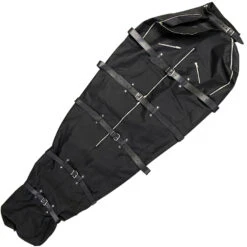 Nylon Bondage Body Bag Met Leren Riemen Van SaXos