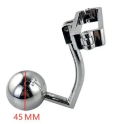 Roestvrij Stale Scrotum Anaalhaak Met Ronde Bal Ø 45mm 8 Roestvrij Stale Scrotum Anaalhaak Met Ronde Bal Ø 45mm -Rimba Seksshop scrotal anal hook diameter